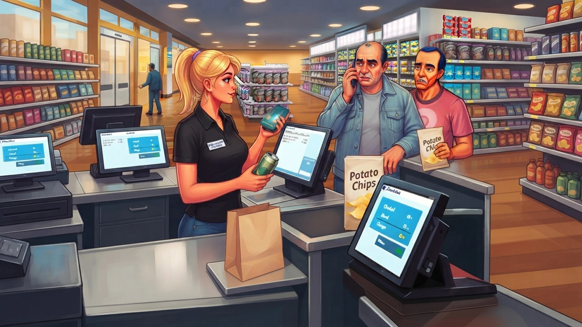 Supermarket Chaos Simulator 3D screenshot