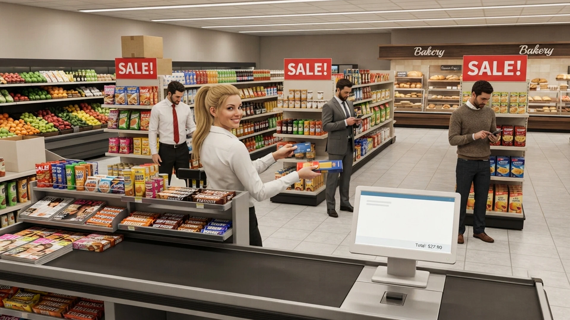 Supermarket Chaos Simulator 3D screenshot